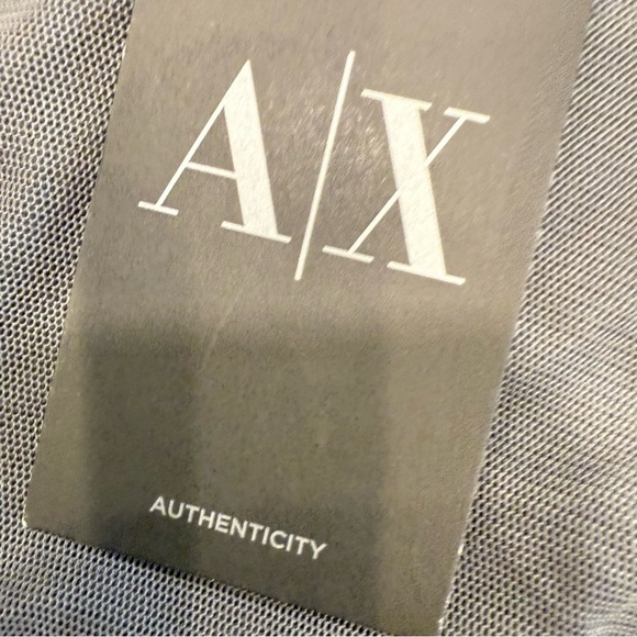 Armani Exchange Women’s Long Sleeve Top With Wing Design Taupe Sz S NWT & COA - Picture 4 of 15